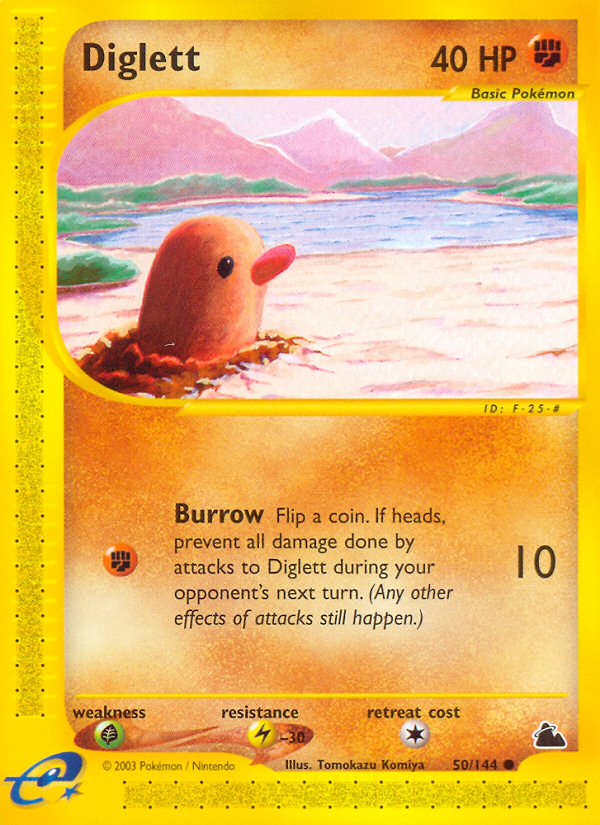 Diglett (50/144) [Skyridge] | Anubis Games and Hobby