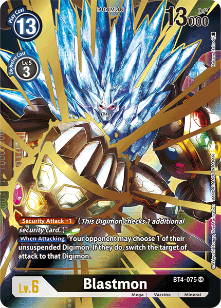 Blastmon [BT4-075] (Alternate Art) [Great Legend] | Anubis Games and Hobby