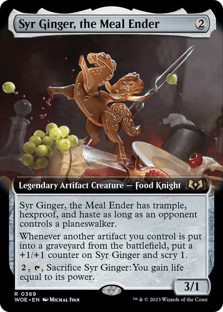 Syr Ginger, the Meal Ender (Extended Art) [Wilds of Eldraine] | Anubis Games and Hobby