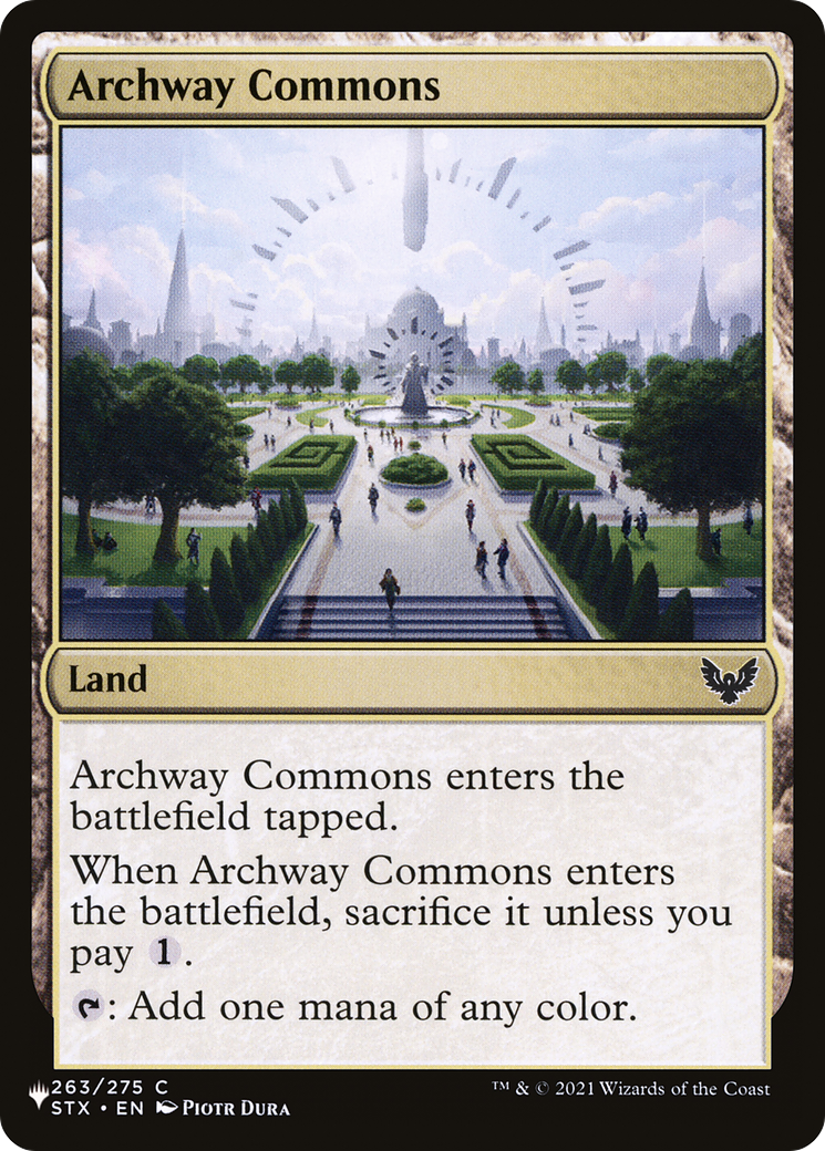 Archway Commons [The List Reprints] | Anubis Games and Hobby