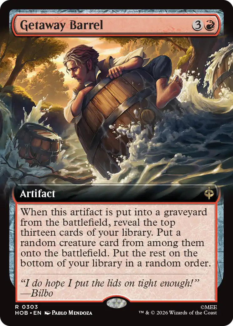 Getaway Barrel (Extended Art) [The Hobbit] | Anubis Games and Hobby