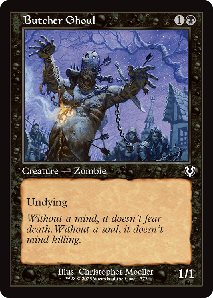 Butcher Ghoul (Retro Frame) [Innistrad Remastered] | Anubis Games and Hobby