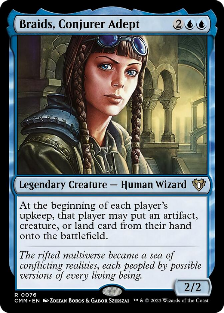 Braids, Conjurer Adept [Commander Masters] | Anubis Games and Hobby