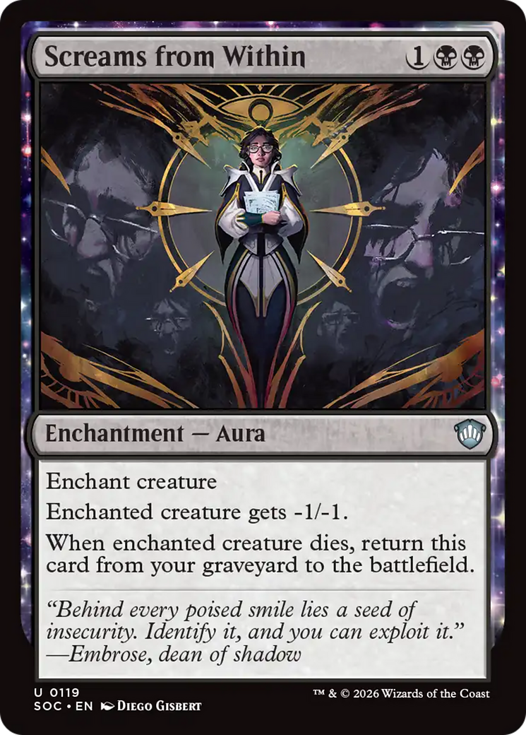 Screams from Within [Secrets of Strixhaven Commander] | Anubis Games and Hobby