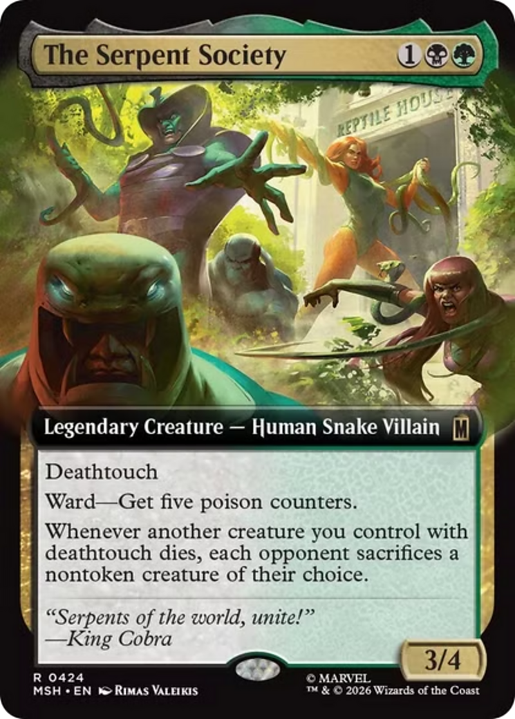 The Serpent Society (Extended Art) [Marvel Super Heroes] | Anubis Games and Hobby
