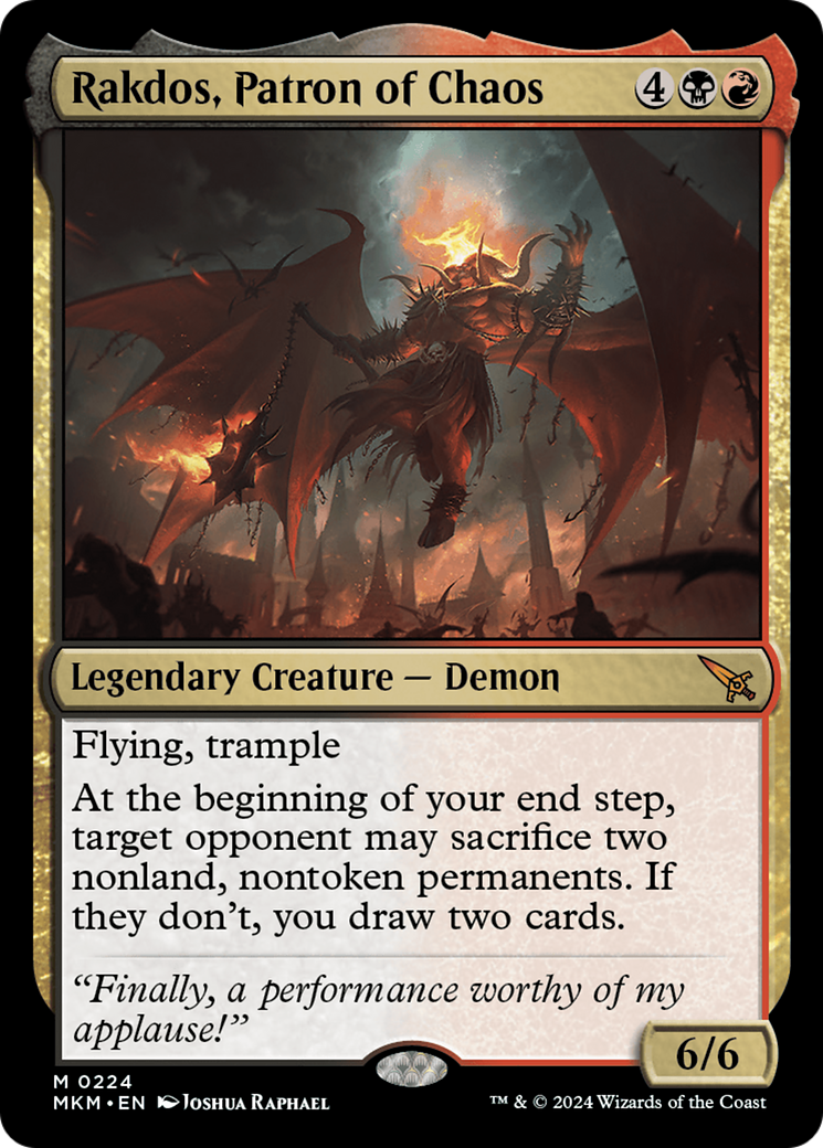Rakdos, Patron of Chaos [Murders at Karlov Manor] | Anubis Games and Hobby