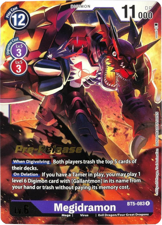 Megidramon [BT5-083] [Battle of Omni Pre-Release Promos] | Anubis Games and Hobby