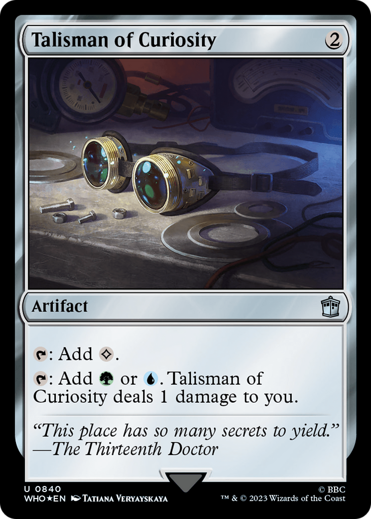 Talisman of Curiosity (Surge Foil) [Doctor Who] | Anubis Games and Hobby