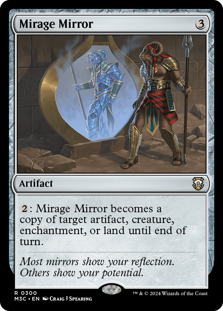 Mirage Mirror (Ripple Foil) [Modern Horizons 3 Commander] | Anubis Games and Hobby