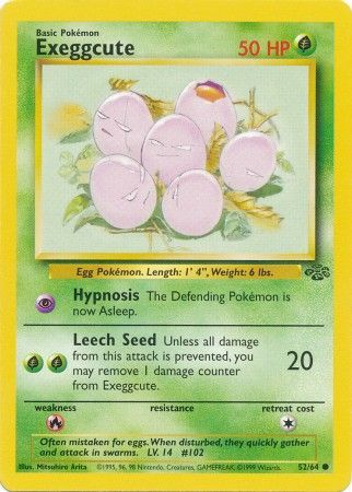 Exeggcute (52/64) [Jungle Unlimited] | Anubis Games and Hobby