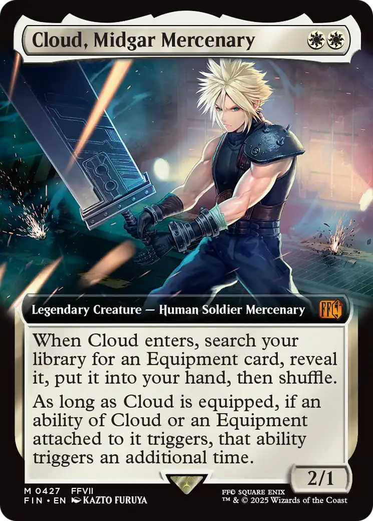 Cloud, Midgar Mercenary (Extended Art) [FINAL FANTASY] | Anubis Games and Hobby