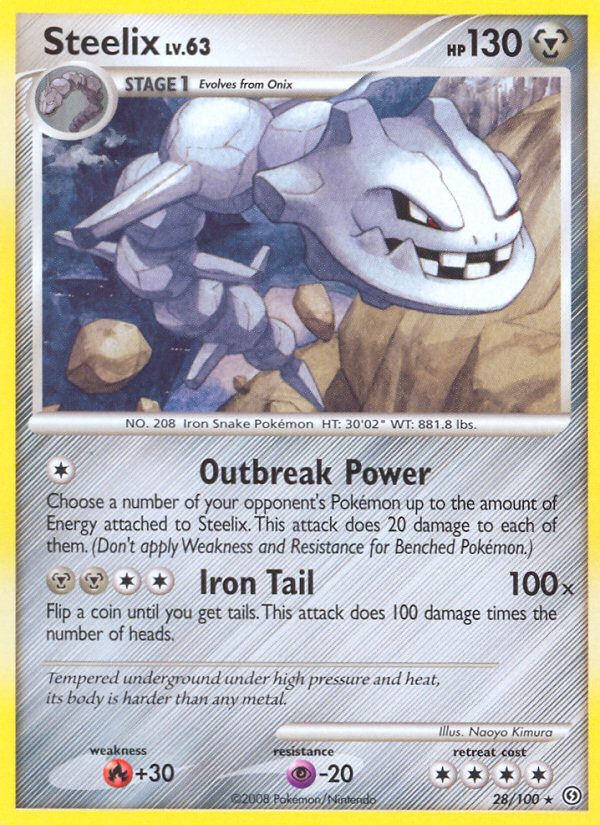 Steelix (28/100) [Diamond & Pearl: Stormfront] | Anubis Games and Hobby