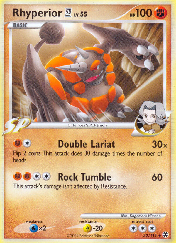 Rhyperior (32/111) (Theme Deck Exclusive) [Platinum: Rising Rivals] | Anubis Games and Hobby