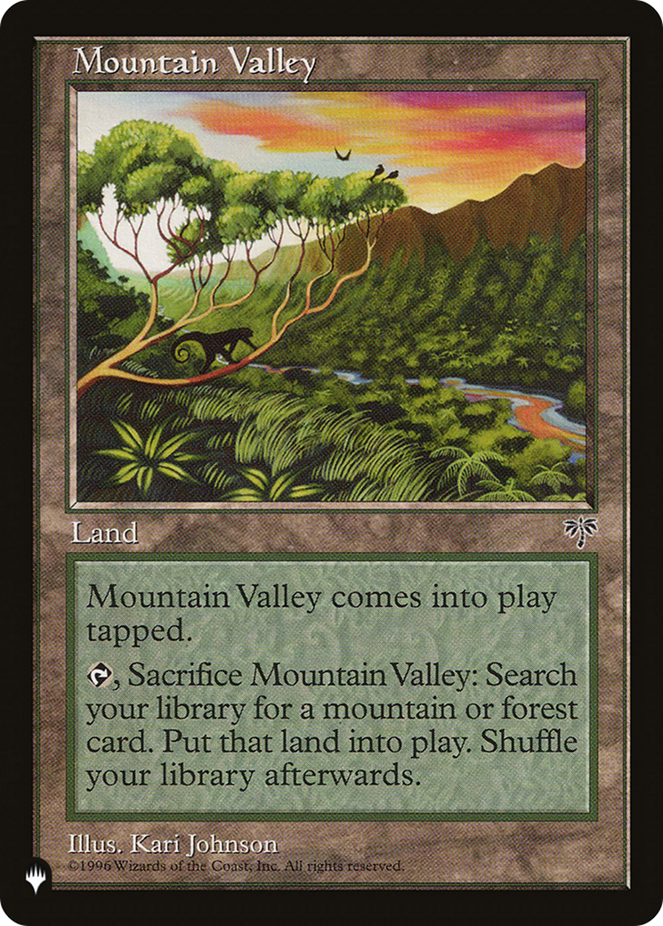 Mountain Valley [The List Reprints] | Anubis Games and Hobby