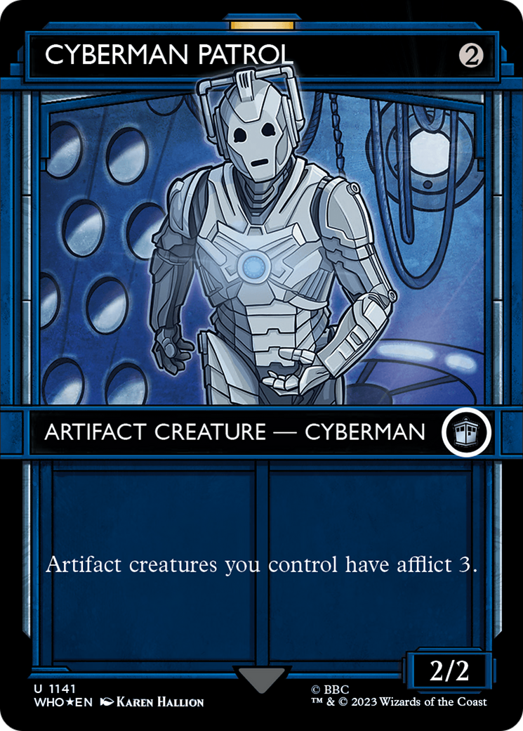 Cyberman Patrol (Showcase) (Surge Foil) [Doctor Who] | Anubis Games and Hobby