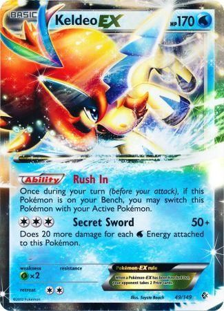 Keldeo EX (49/149) (Jumbo Card) [Black & White: Boundaries Crossed] | Anubis Games and Hobby