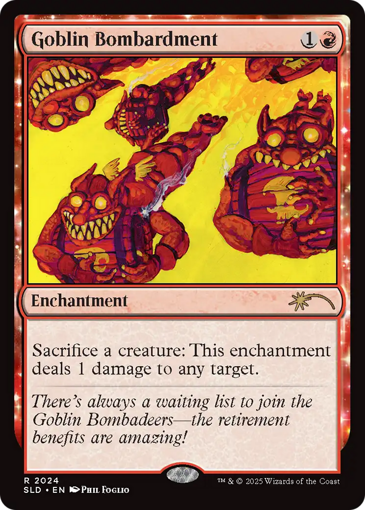 Goblin Bombardment (2024) (Rainbow Foil) [Secret Lair Drop Series] | Anubis Games and Hobby