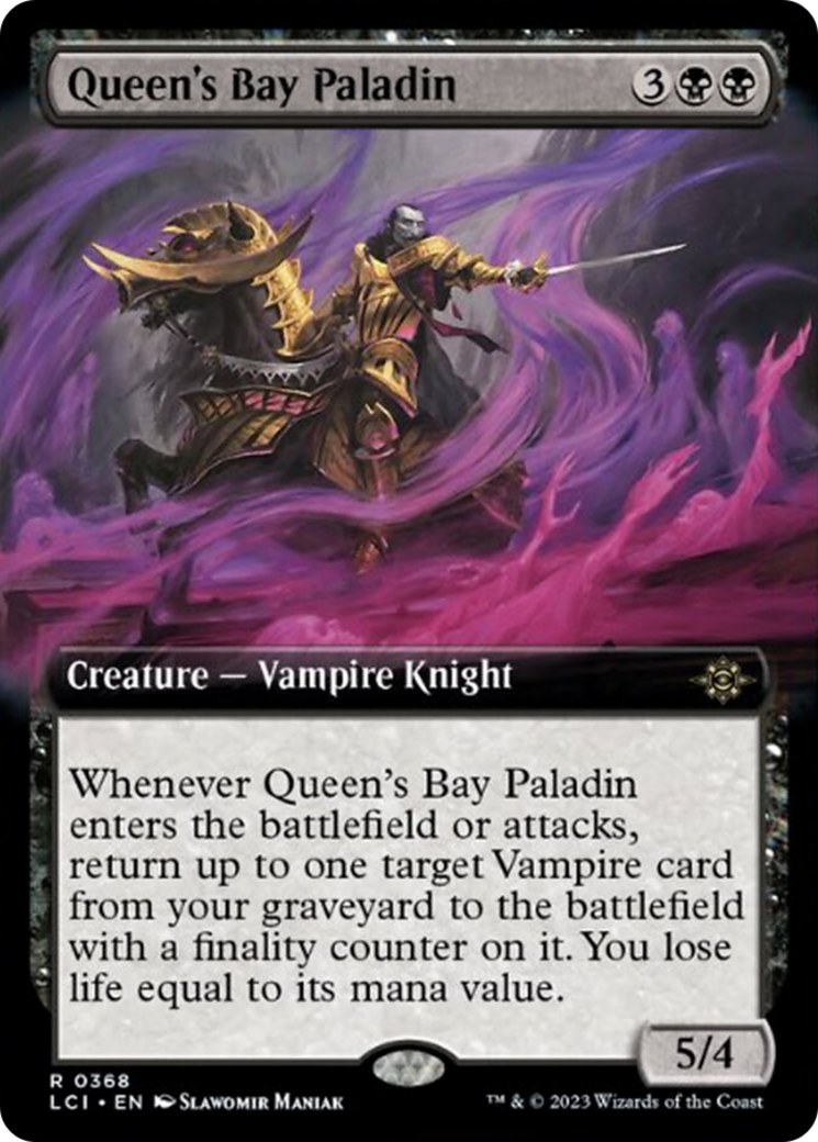 Queen's Bay Paladin (Extended Art) [The Lost Caverns of Ixalan] | Anubis Games and Hobby