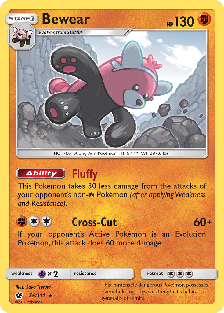 Bewear (56/111) [Sun & Moon: Crimson Invasion] | Anubis Games and Hobby