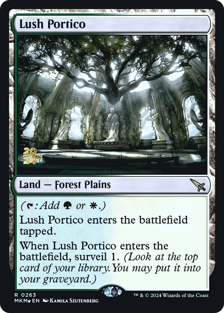 Lush Portico [Murders at Karlov Manor Prerelease Promos] | Anubis Games and Hobby