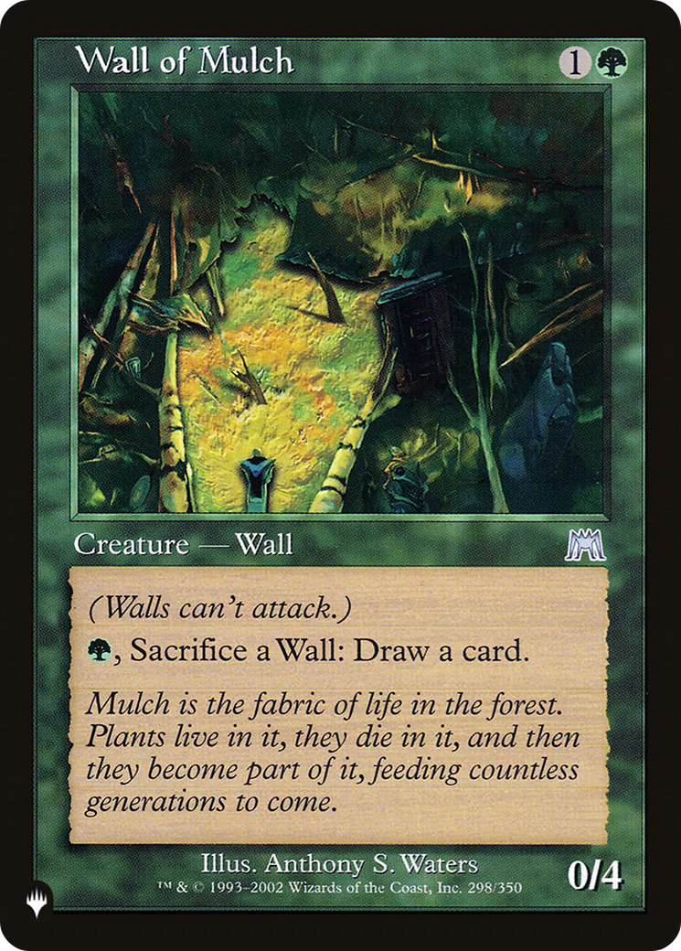 Wall of Mulch [The List Reprints] | Anubis Games and Hobby