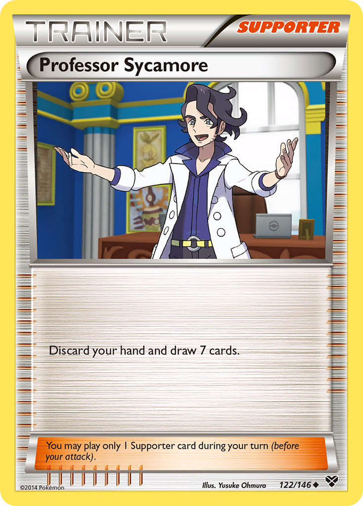 Professor Sycamore (122/146) [XY: Base Set] | Anubis Games and Hobby