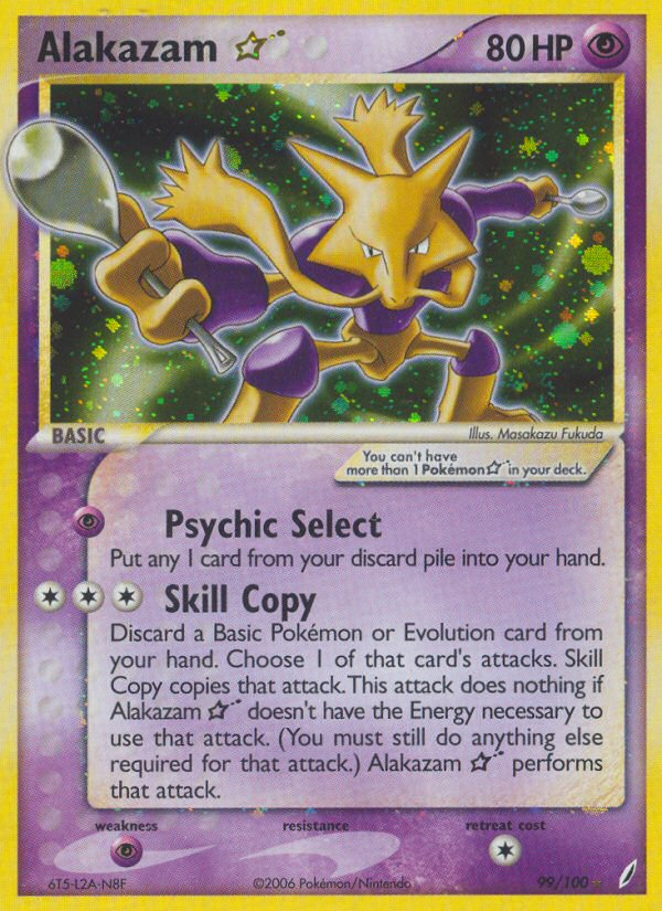 Alakazam Star (99/100) [EX: Crystal Guardians] | Anubis Games and Hobby
