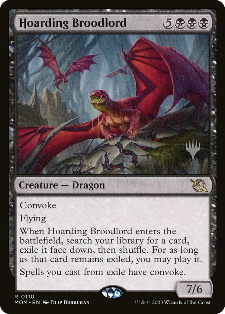 Hoarding Broodlord (Promo Pack) [March of the Machine Promos] | Anubis Games and Hobby