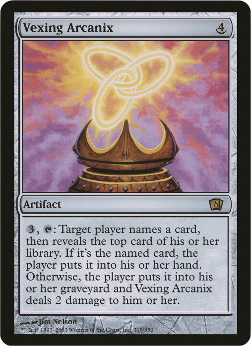 Vexing Arcanix (Oversized) [Eighth Edition Box Topper] | Anubis Games and Hobby