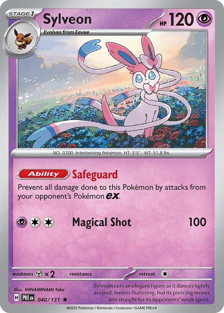 Sylveon (040/131) [Scarlet & Violet: Prismatic Evolutions] | Anubis Games and Hobby