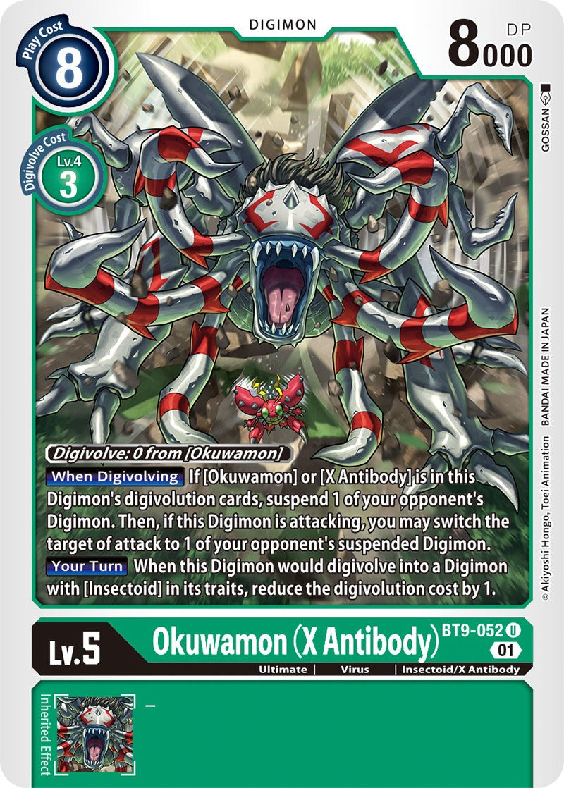 Okuwamon (X Antibody) [BT9-052] [X Record] | Anubis Games and Hobby