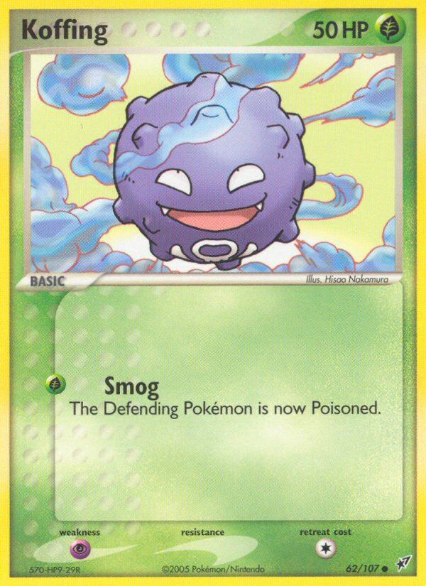 Koffing (62/107) [EX: Deoxys] | Anubis Games and Hobby