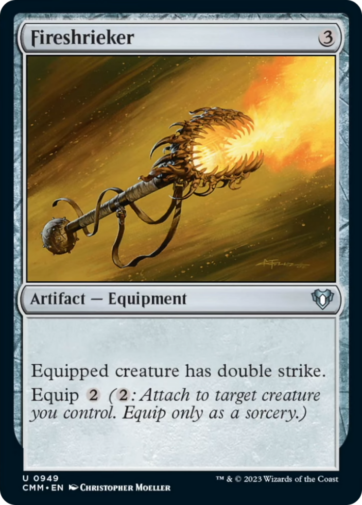 Fireshrieker [Commander Masters] | Anubis Games and Hobby