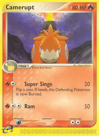 Camerupt (24/97) [EX: Dragon] | Anubis Games and Hobby