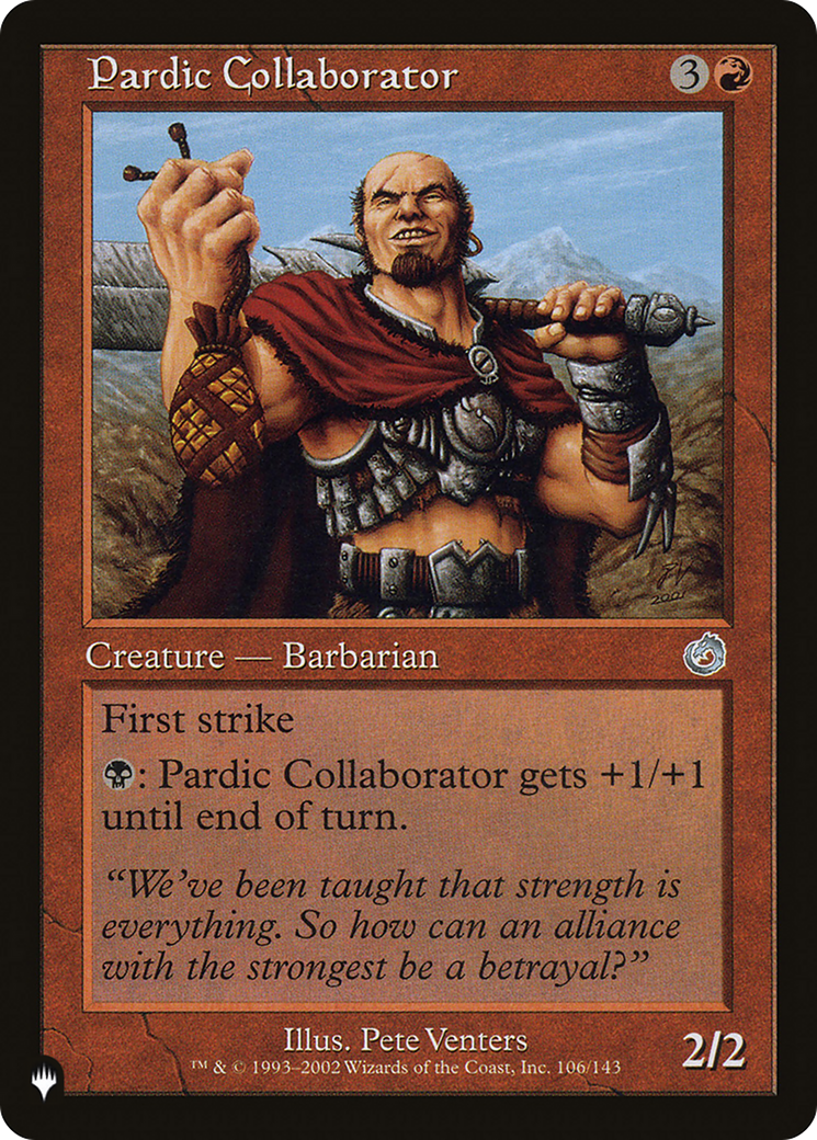 Pardic Collaborator [The List Reprints] | Anubis Games and Hobby