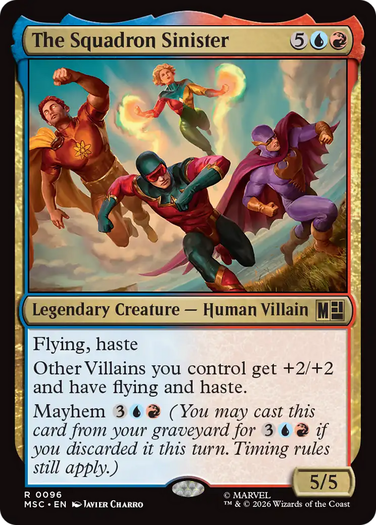 The Squadron Sinister (Surge Foil) [Marvel Super Heroes Commander] | Anubis Games and Hobby