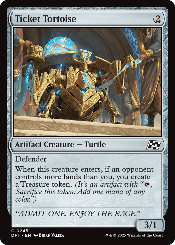 Ticket Tortoise [Aetherdrift] | Anubis Games and Hobby