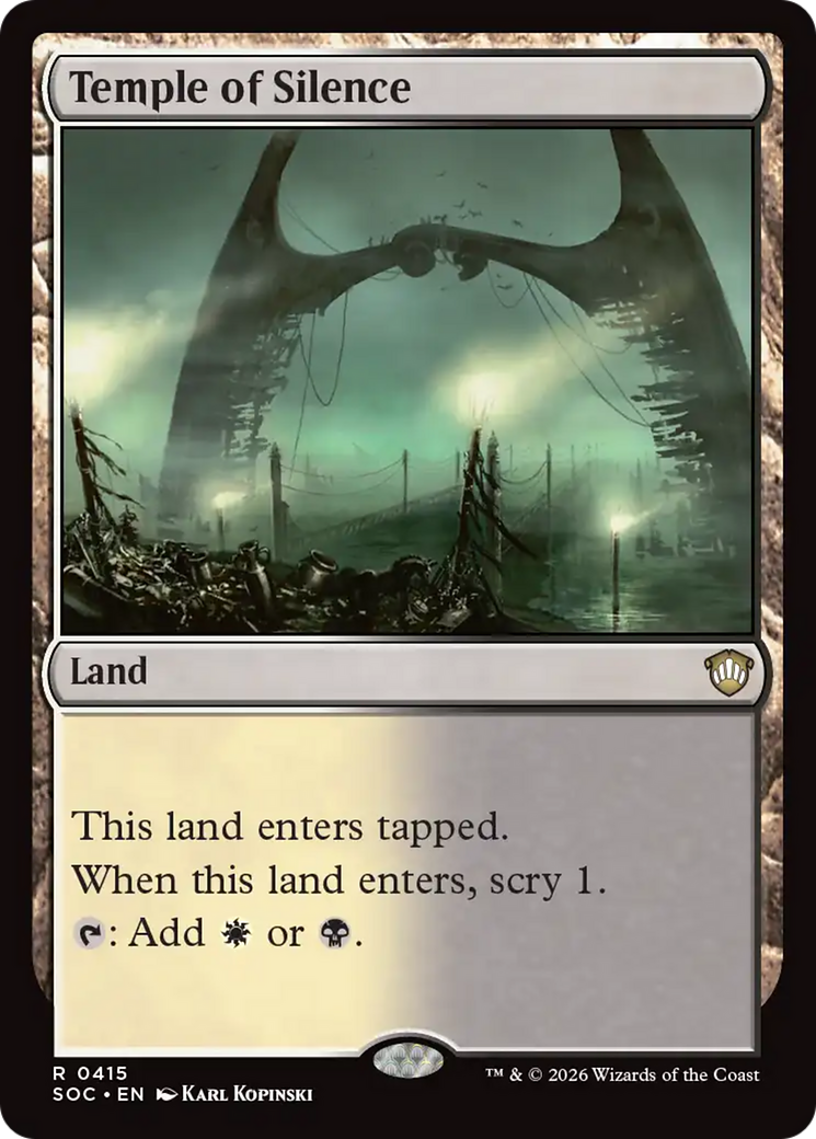 Temple of Silence [Secrets of Strixhaven Commander] | Anubis Games and Hobby