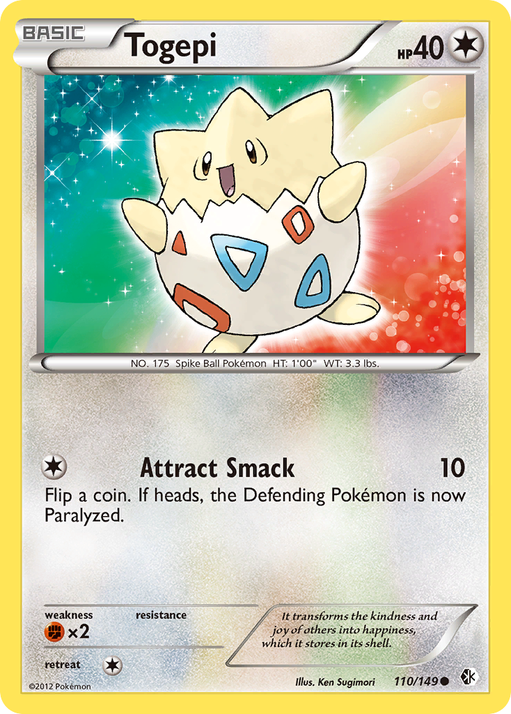 Togepi (110/149) [Black & White: Boundaries Crossed] | Anubis Games and Hobby