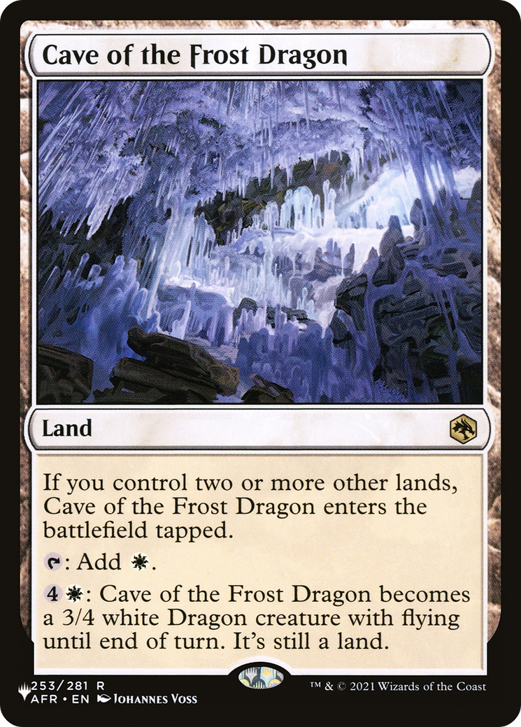 Cave of the Frost Dragon [The List] | Anubis Games and Hobby