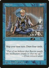 Meditate (Oversized) [Oversize Cards] | Anubis Games and Hobby