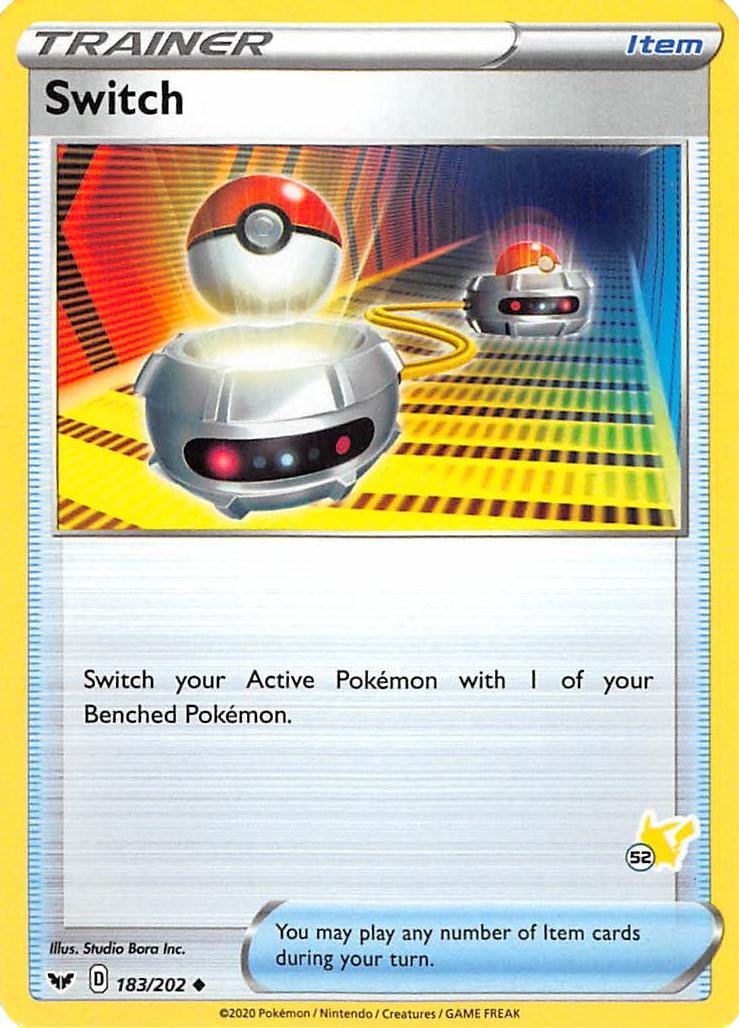 Switch (183/202) (Pikachu Stamp #52) [Battle Academy 2022] | Anubis Games and Hobby