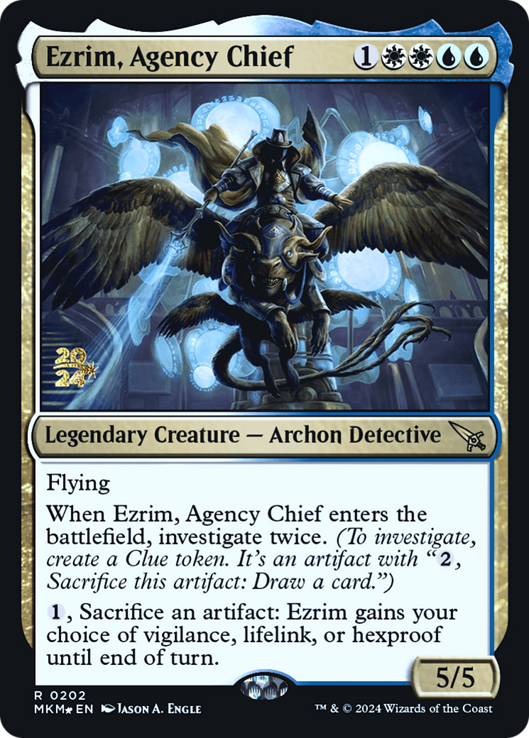 Ezrim, Agency Chief [Murders at Karlov Manor Prerelease Promos] | Anubis Games and Hobby