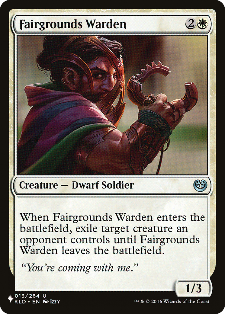 Fairgrounds Warden [The List Reprints] | Anubis Games and Hobby