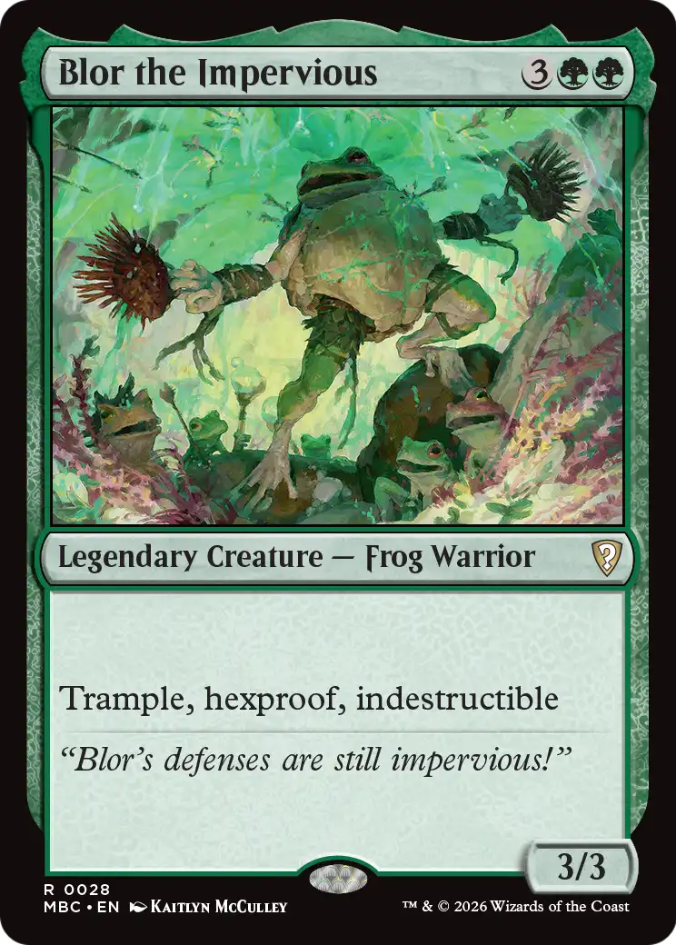 Blor the Impervious [Mystery Booster: Commander Edition] | Anubis Games and Hobby