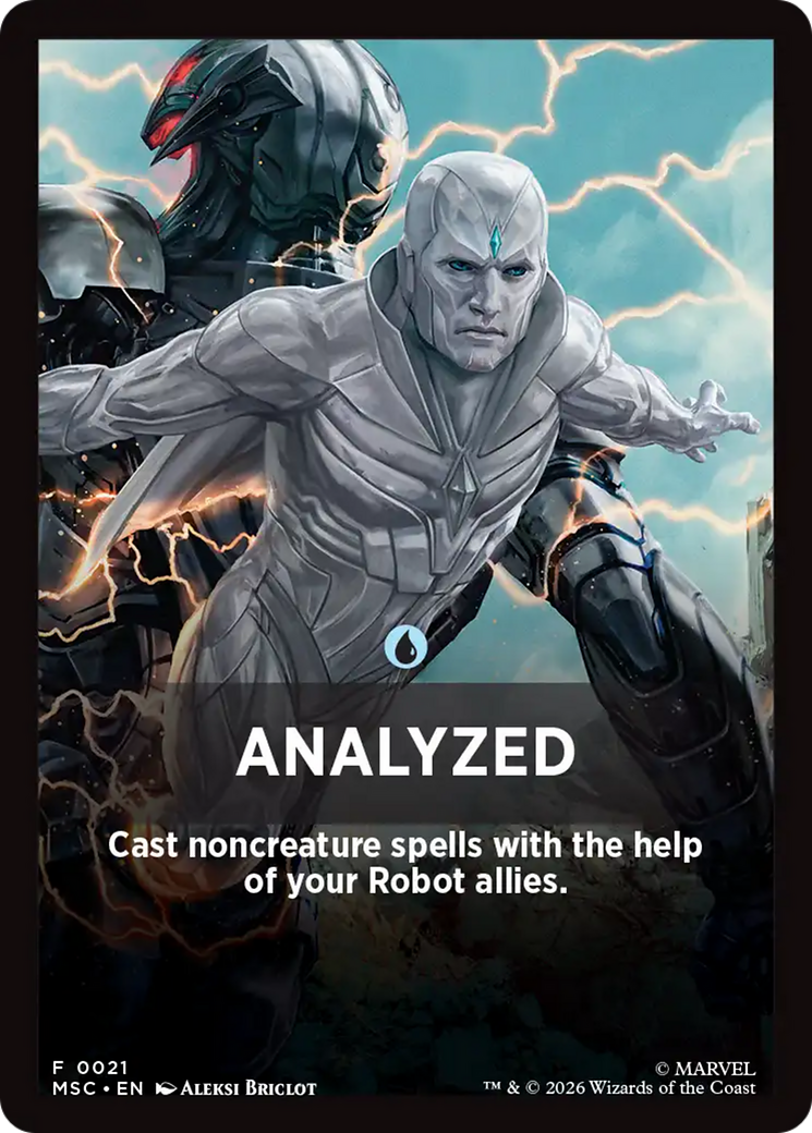 Analyzed Theme Card [Marvel Super Heroes Commander] | Anubis Games and Hobby