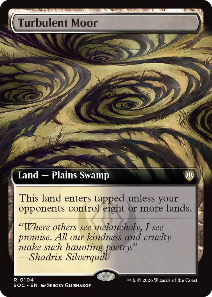 Turbulent Moor (Extended Art) [Secrets of Strixhaven Commander] | Anubis Games and Hobby