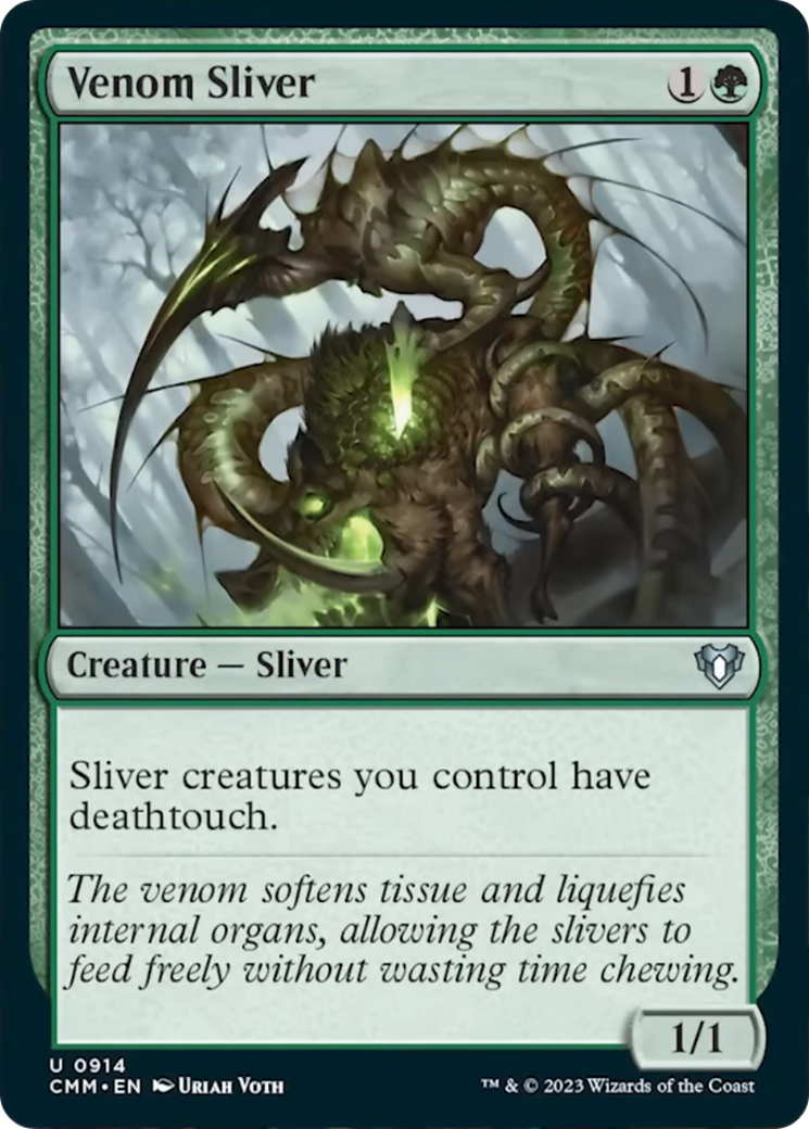 Venom Sliver [Commander Masters] | Anubis Games and Hobby