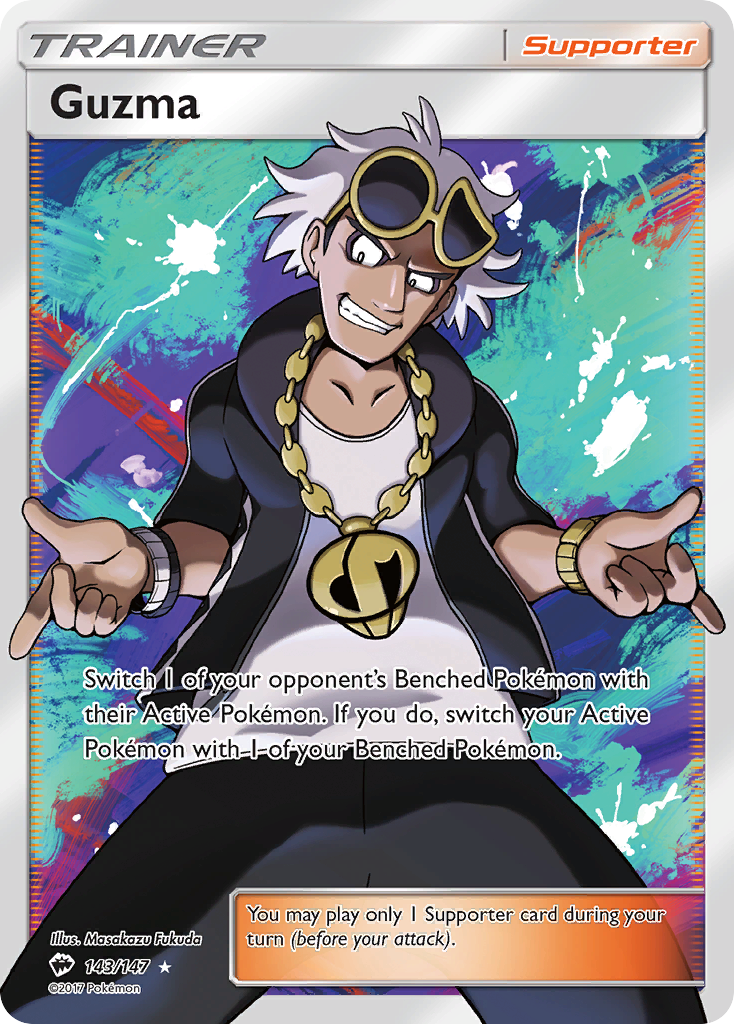 Guzma (143/147) [Sun & Moon: Burning Shadows] | Anubis Games and Hobby