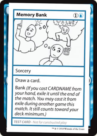 Memory Bank (2021 Edition) [Mystery Booster Playtest Cards] | Anubis Games and Hobby